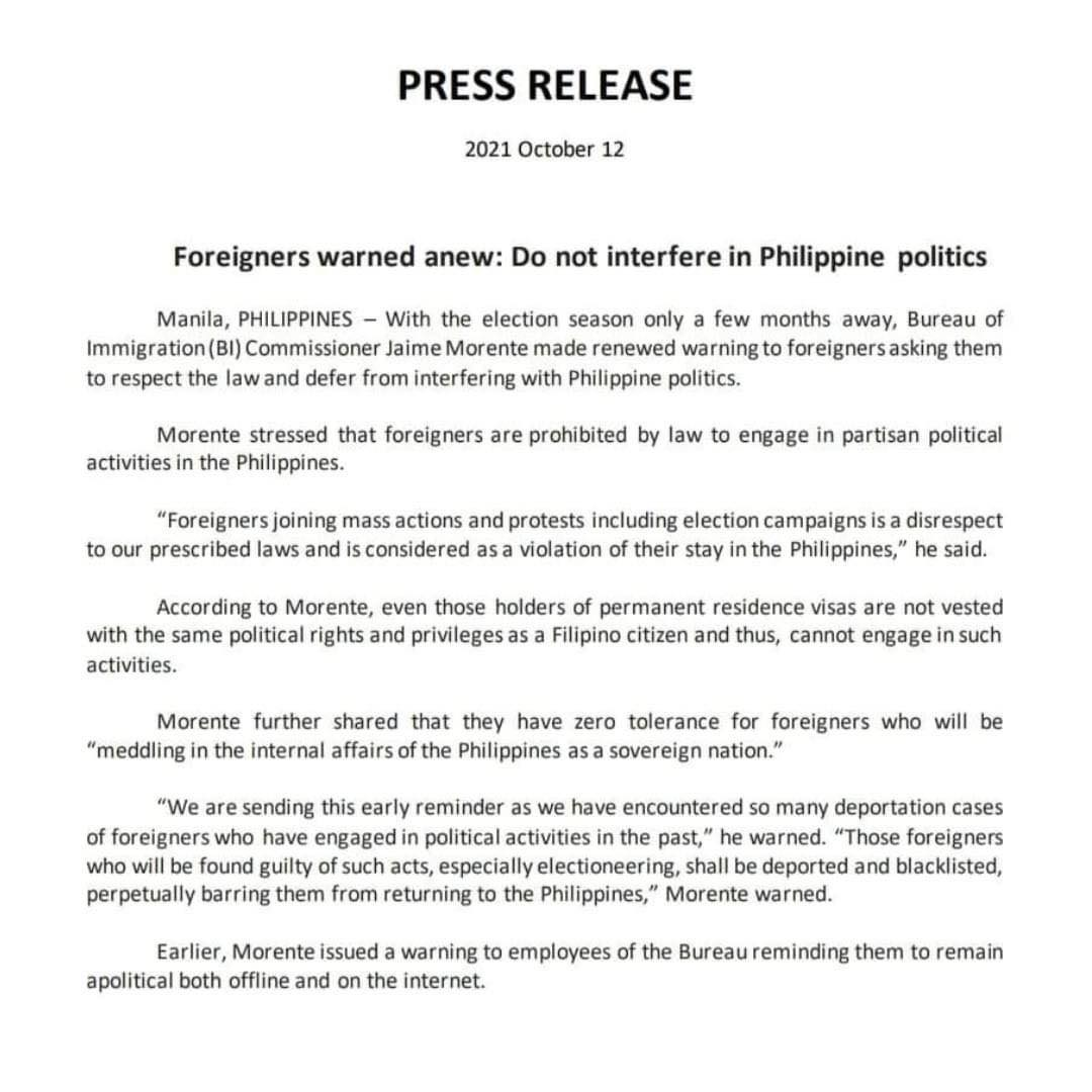 Delete PI Press Release October